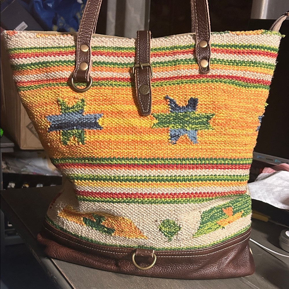 MYRA Bag Owner's Pride Tote Bag Purse BOHO Southwest Theme